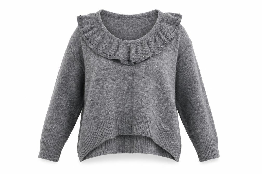River Island Womens Grey   Pullover Jumper Size M