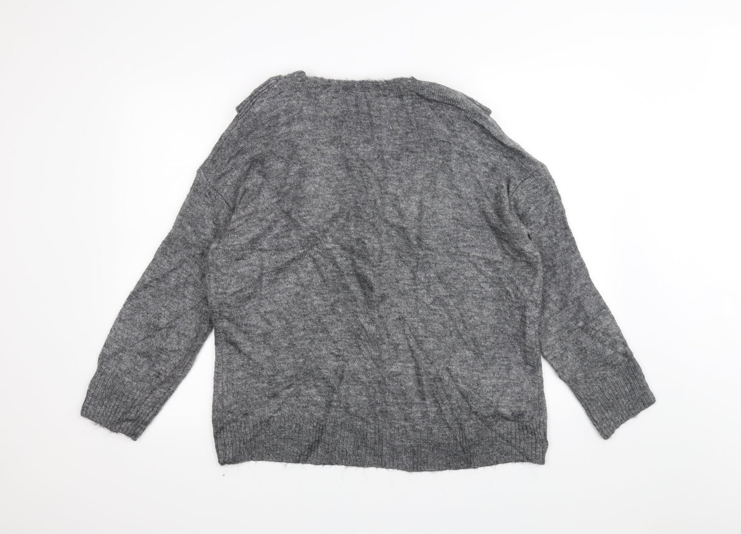 River Island Womens Grey   Pullover Jumper Size M