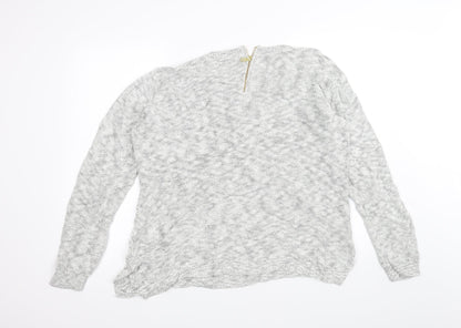 Back view of Per Una women’s white jumper, size UK 16
