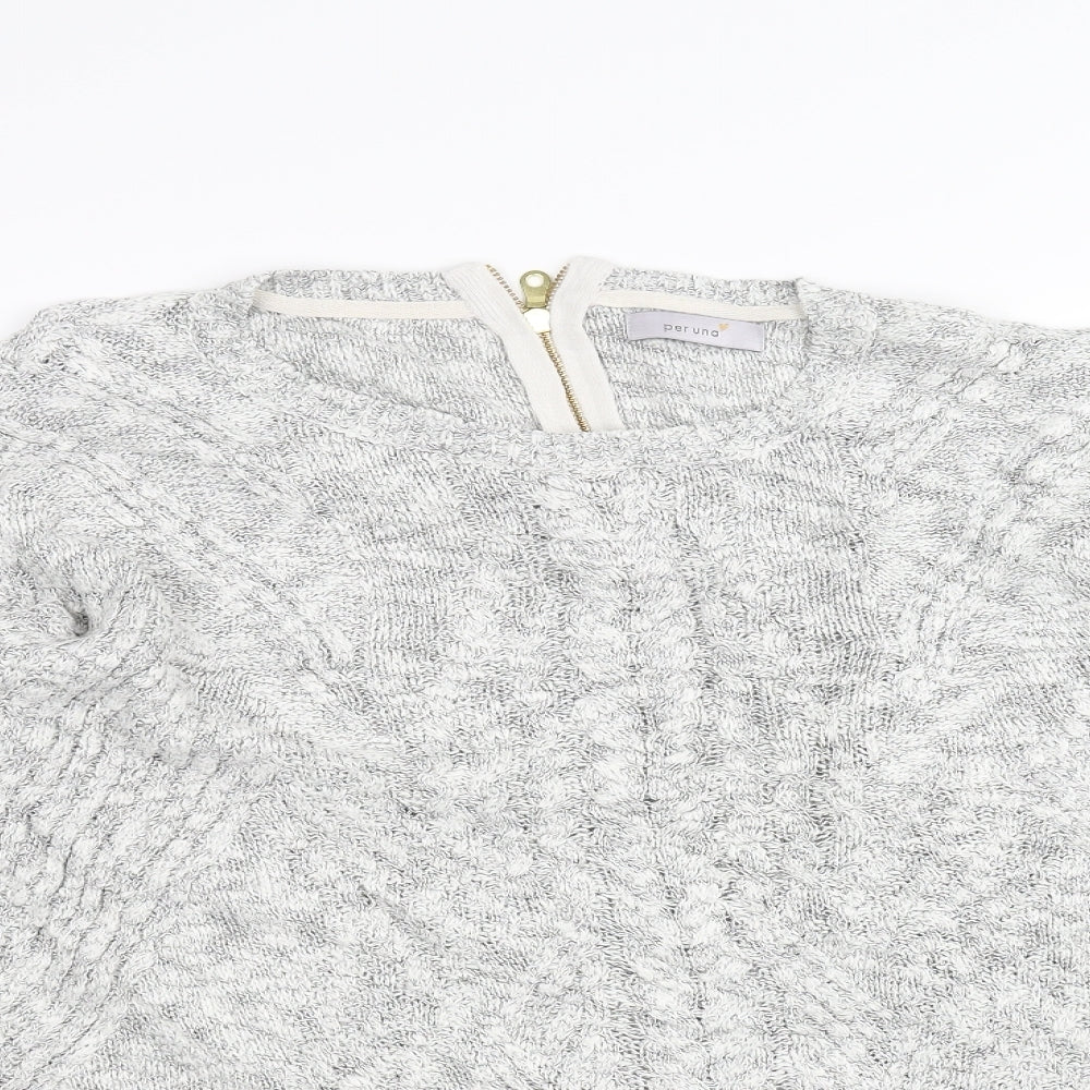 Per Una Womens White   Pullover Jumper Size 16