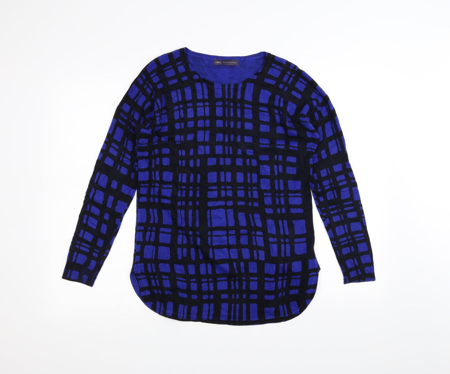 Marks and Spencer Womens Black   Pullover Jumper Size 8