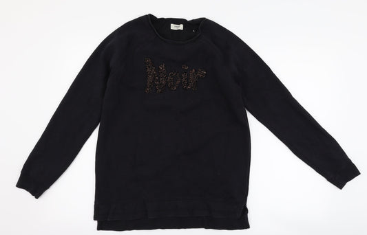 Papaya Womens Black   Pullover Sweatshirt Size 8  - noir