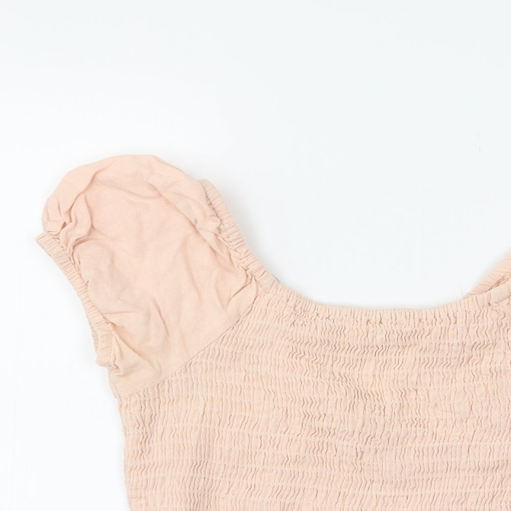 Matalan Girls Pink   Basic T-Shirt Size 13 Years