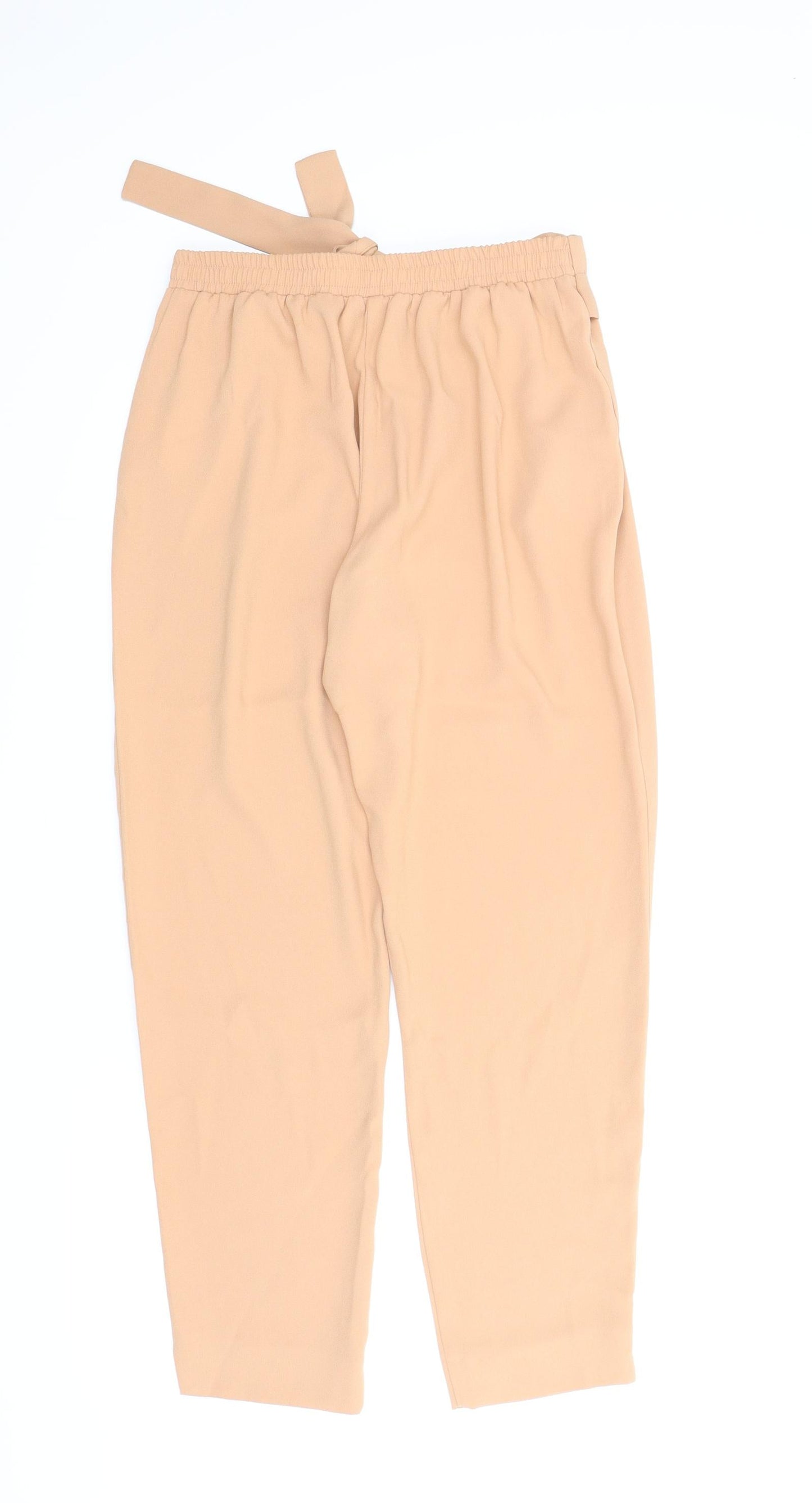River Island Womens Beige   Capri Trousers Size 10 L25 in