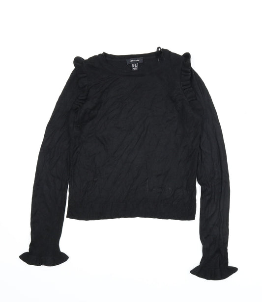 New Look Womens Black   Basic Blouse Size 8