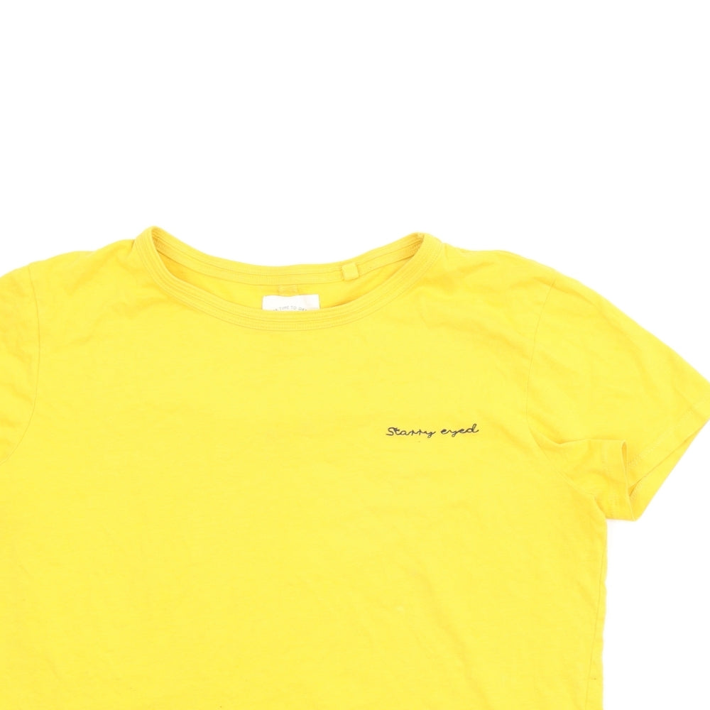 NEXT Womens Yellow   Top Pyjama Top Size S