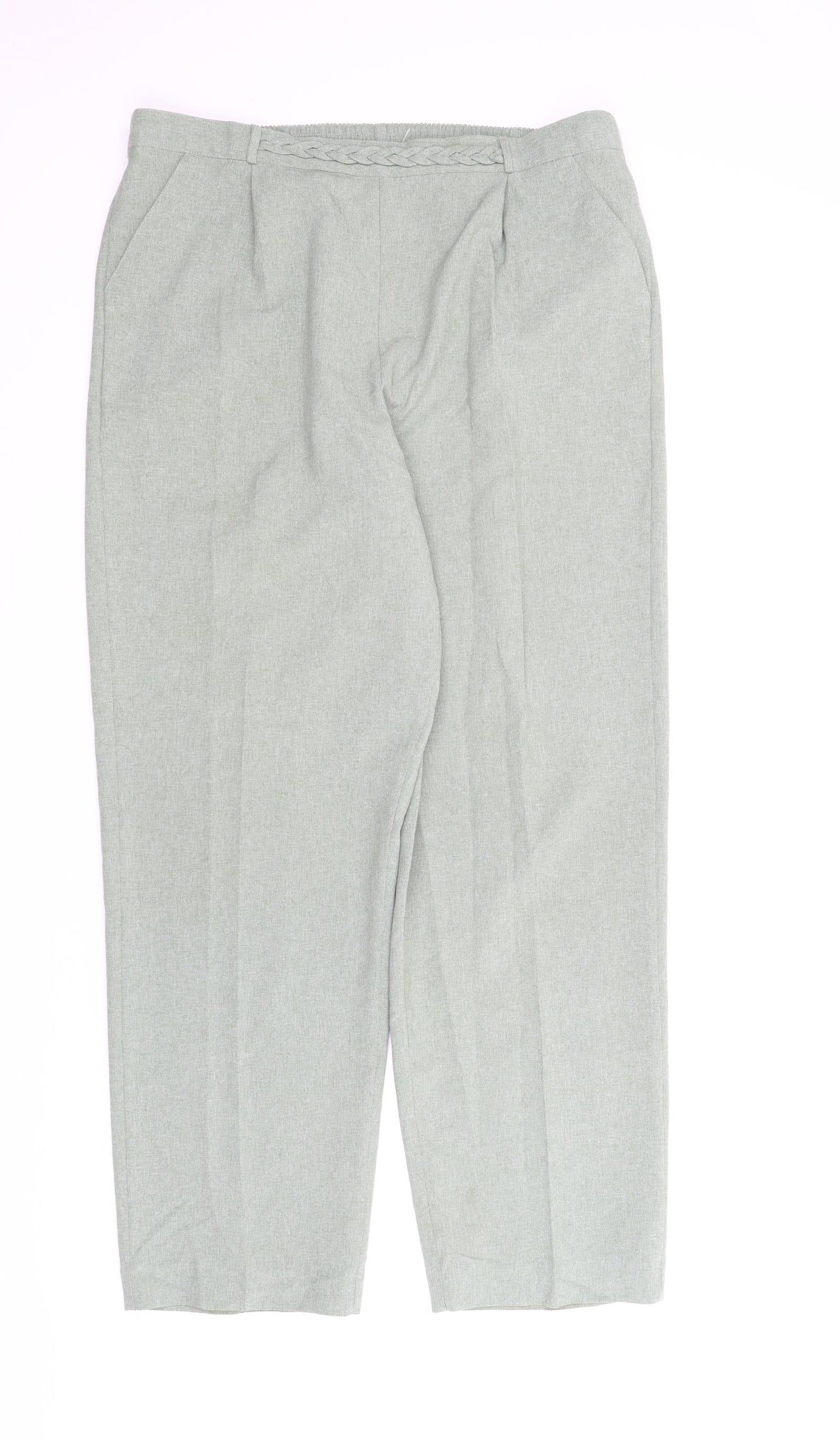 Sarah Hamilton Womens Green   Carpenter Trousers Size 16 L28 in