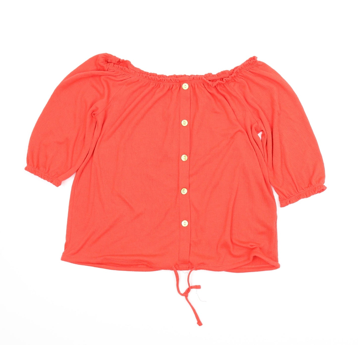 Papaya Womens Red   Basic Blouse Size 12