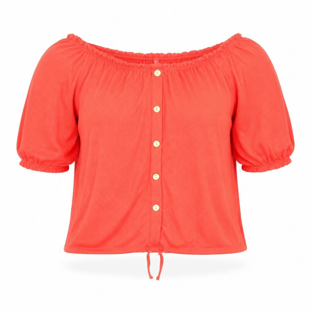 Papaya Womens Red   Basic Blouse Size 12