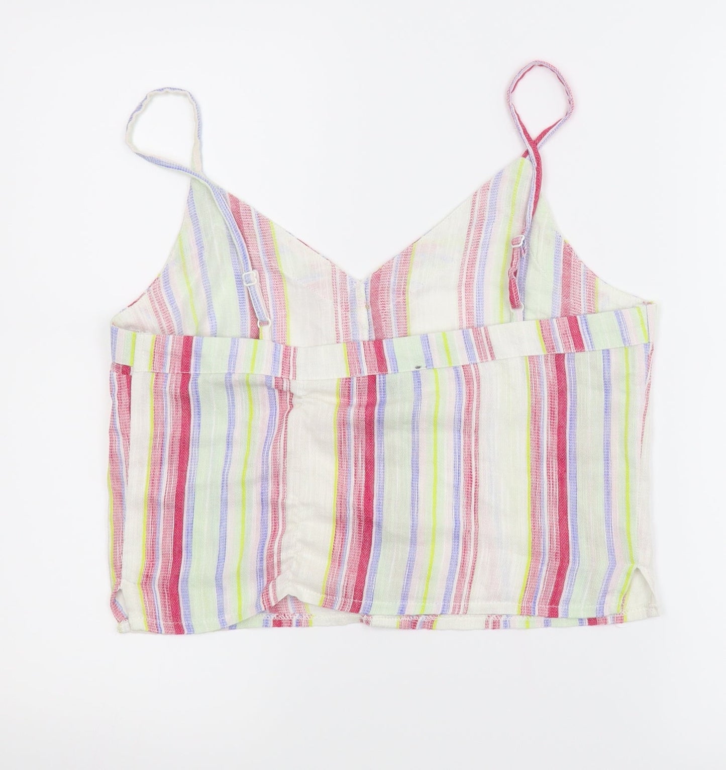 Primark Womens Multicoloured Striped  Camisole Blouse Size 10