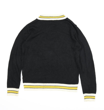 Preloved Forever21 Mens Black   Pullover Jumper Size M - Back