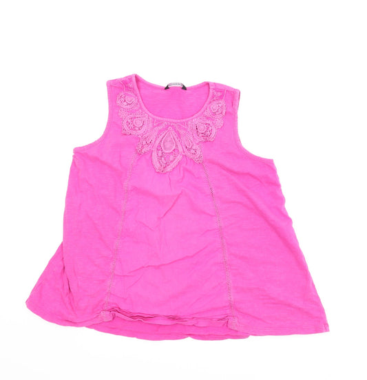 George Girls Pink   Basic Blouse Size 13-14 Years