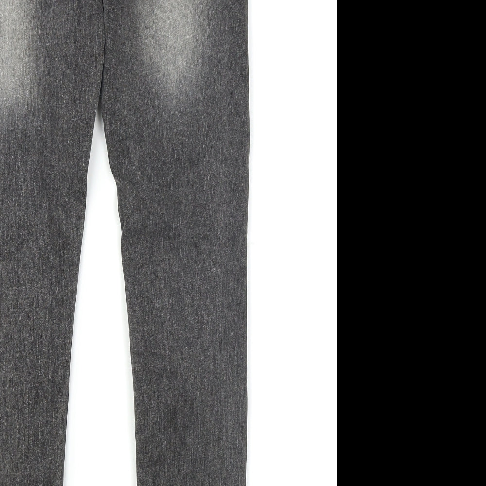 Denim Co Girls Grey  Denim Skinny Jeans Size 10-11 Years
