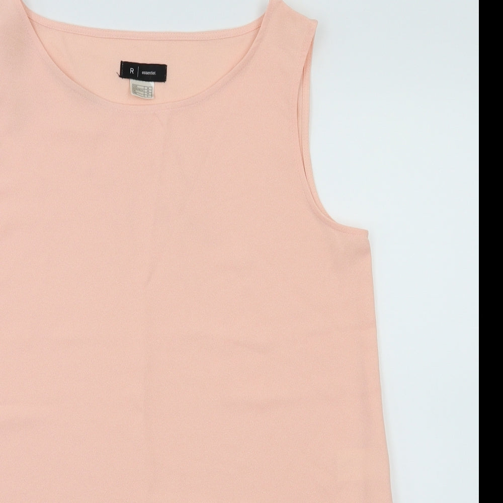 Essential Womens Pink   Basic T-Shirt Size 10