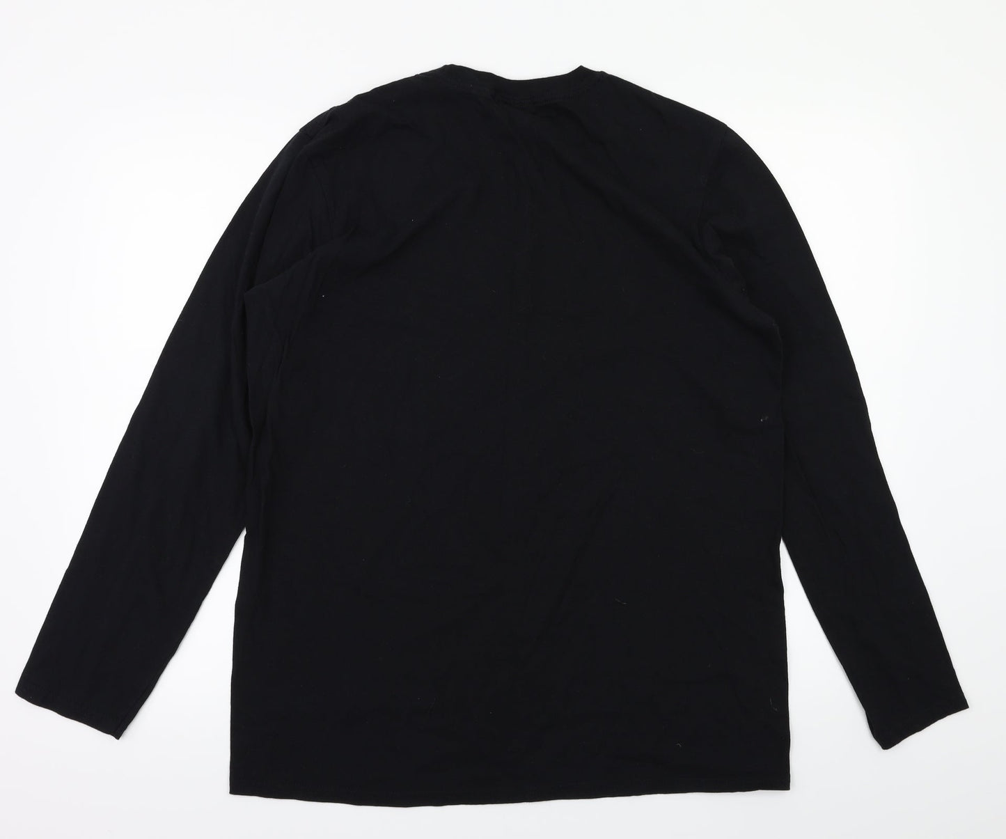 Pretty Little Thing  Womens Black Houndstooth  Basic T-Shirt Size M