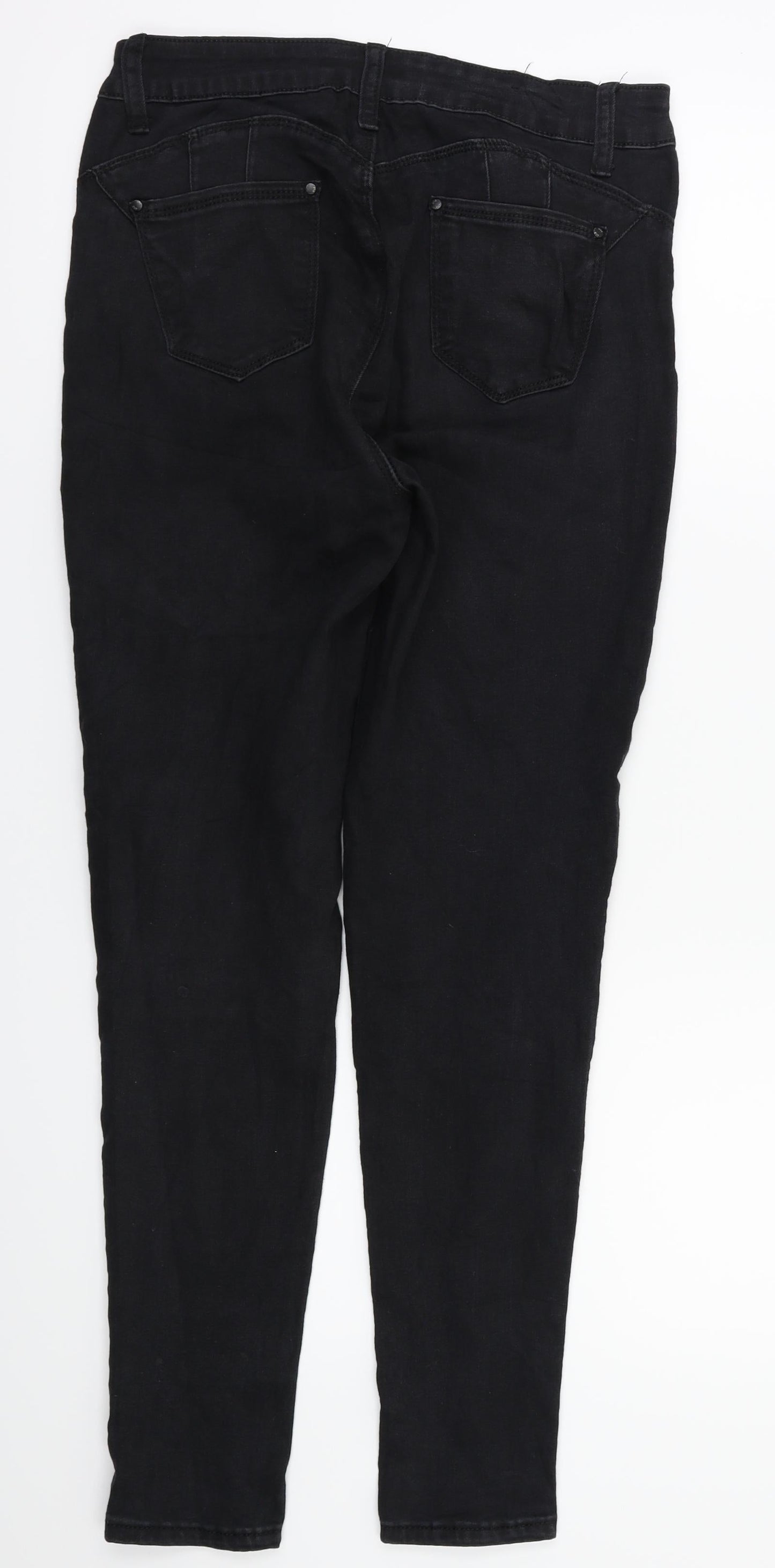 by sasha Womens Black   Skinny Jeans Size 10 L28 in