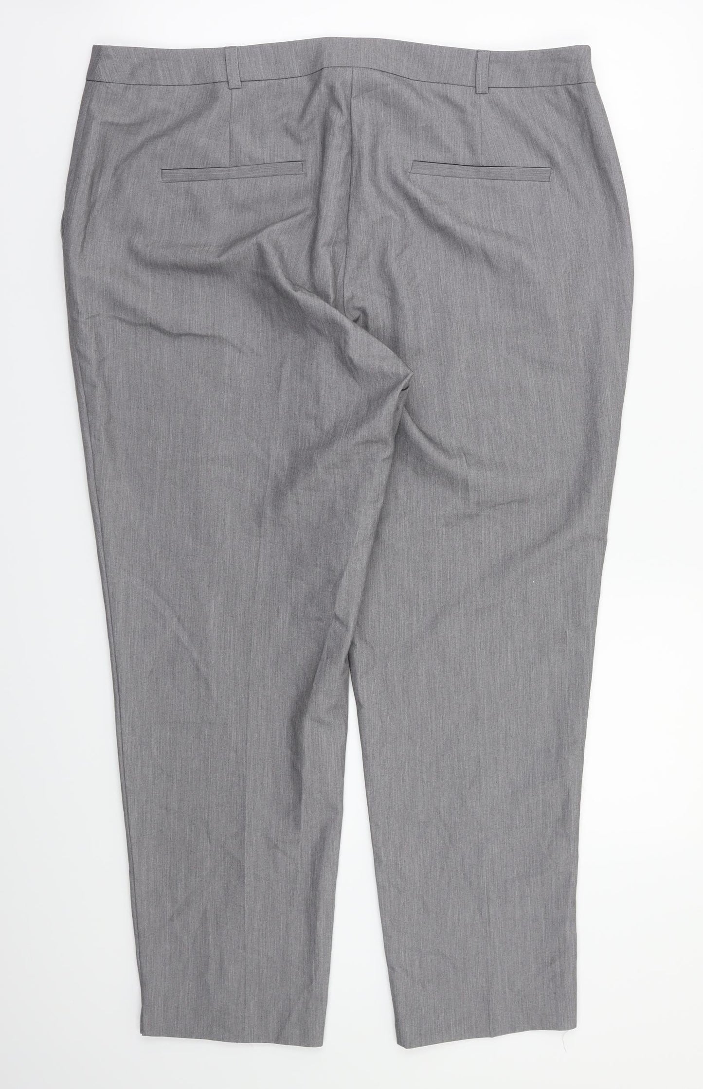 Dorothy Perkins Womens Grey   Trousers  Size 12 L27 in