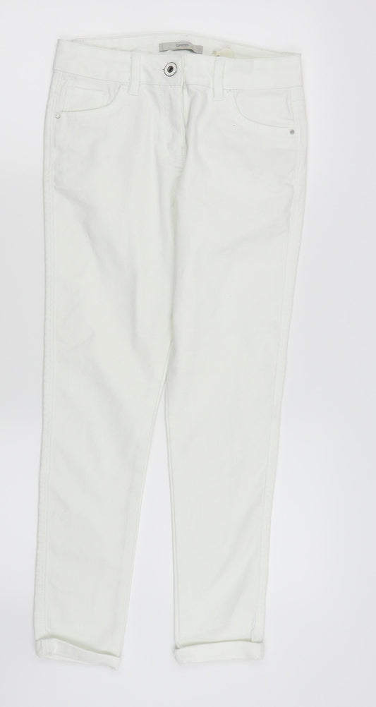 Asda George Womens White   Skinny Jeans Size 8 L24 in