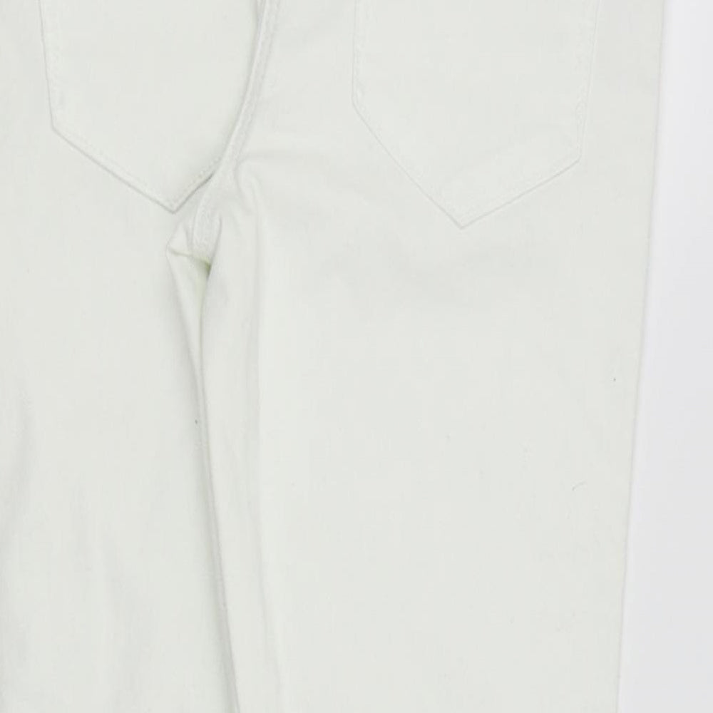 Asda George Womens White   Skinny Jeans Size 8 L24 in