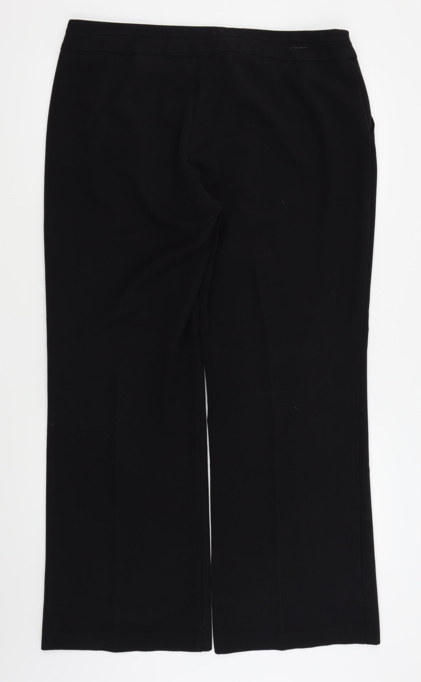 BM Womens Black   Trousers  Size 18 L28 in