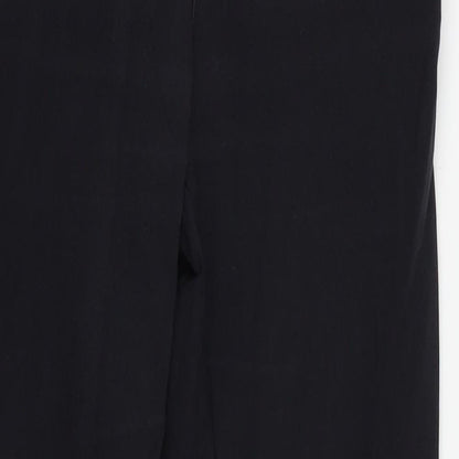 Close-up detail of Freesia women’s black trousers, size S, 23-inch leg