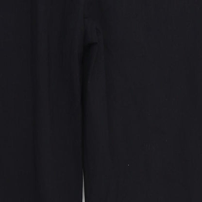 Brand and care label for Freesia women’s black trousers, size S, 23-inch leg