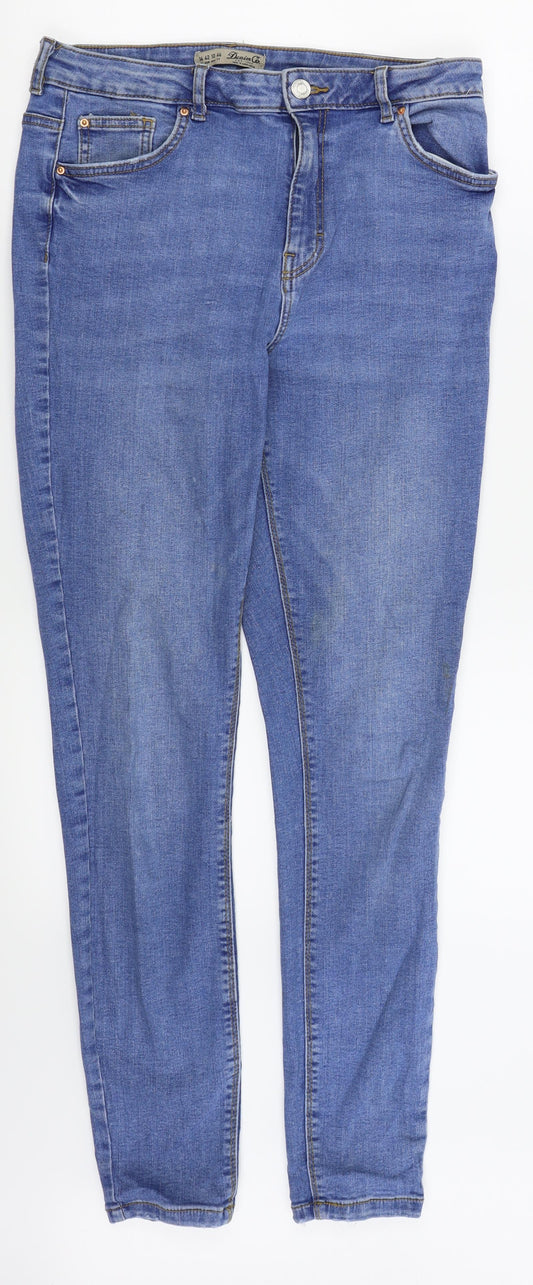 denim and co Womens Blue   Skinny Jeans Size 12 L28 in