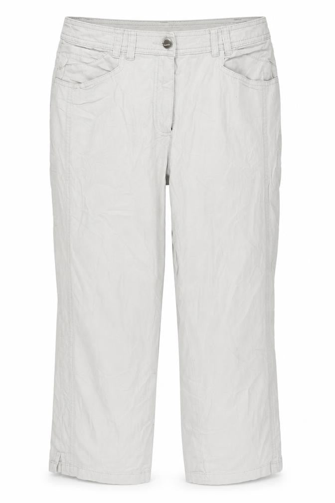 Canda Womens Grey   Capri Trousers Size 10 L22 in
