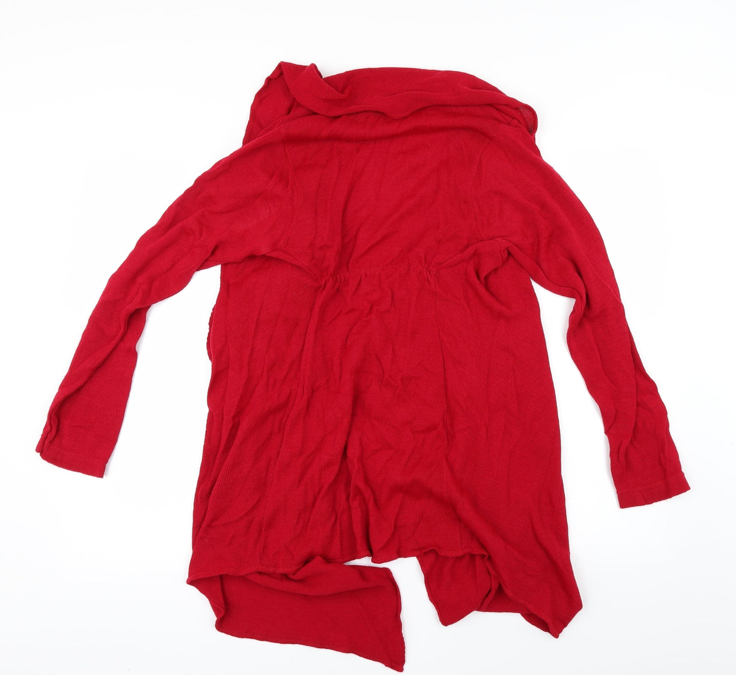 Boohoo Womens Red   Cardigan Jumper Size M