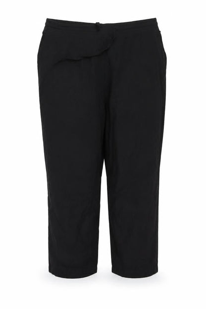 Front view of Capsual women’s black trousers, size UK 20, 28-inch leg