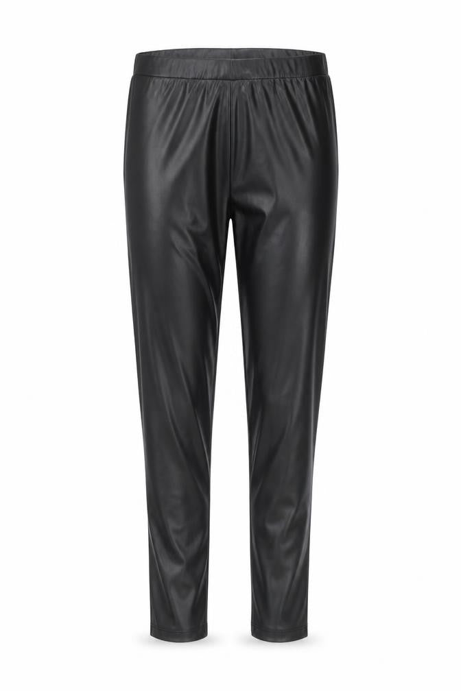 H&M Womens Black   Carrot Leggings Size S L29 in - Leather Effect
