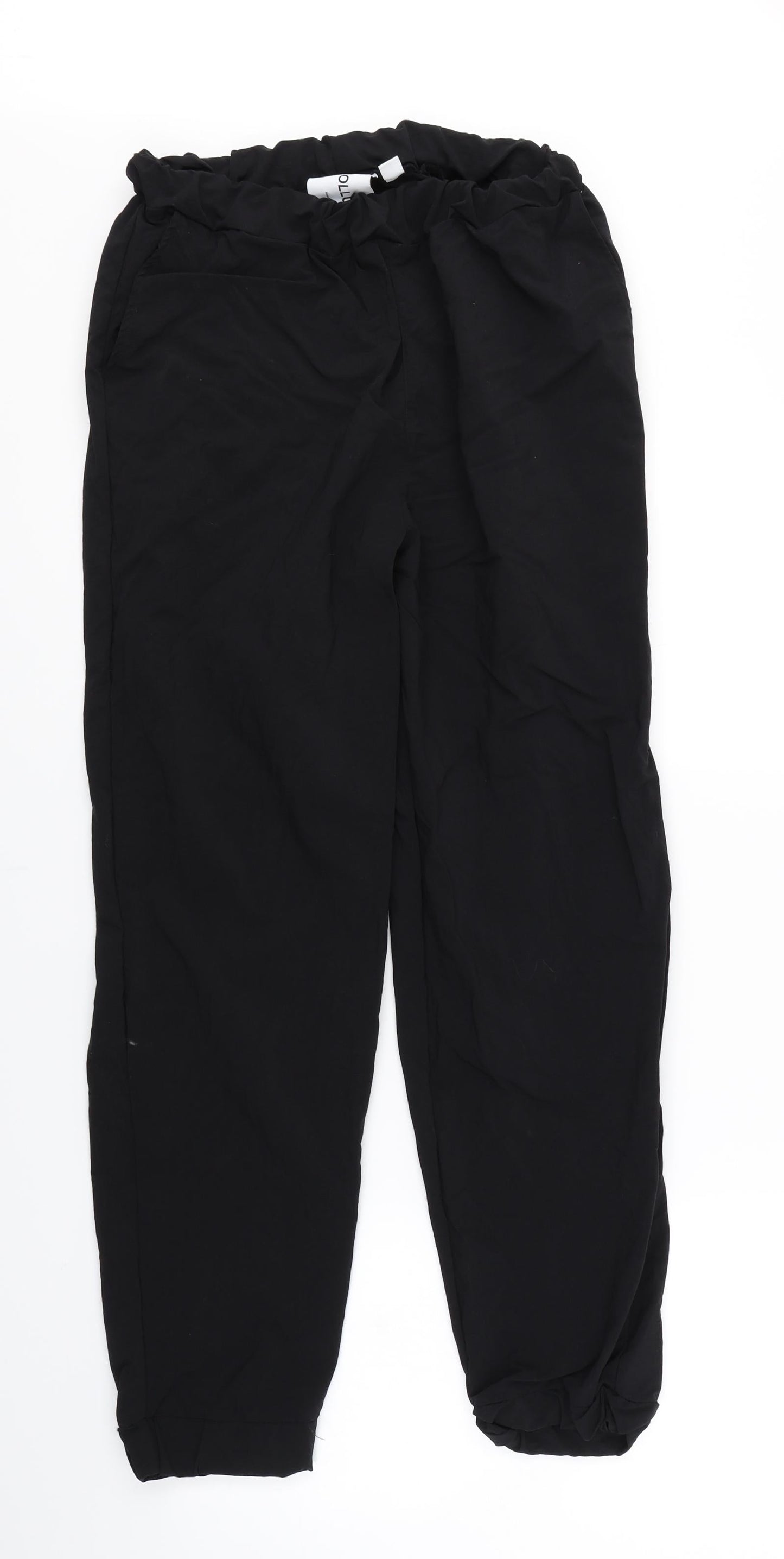 COLLUSION Womens Black   Trousers  Size 10 L28 in