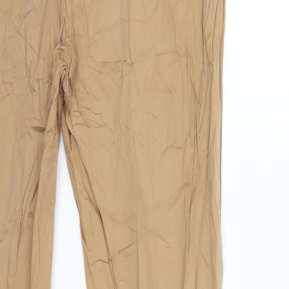 H&M Womens Brown   Trousers  Size 16 L27 in