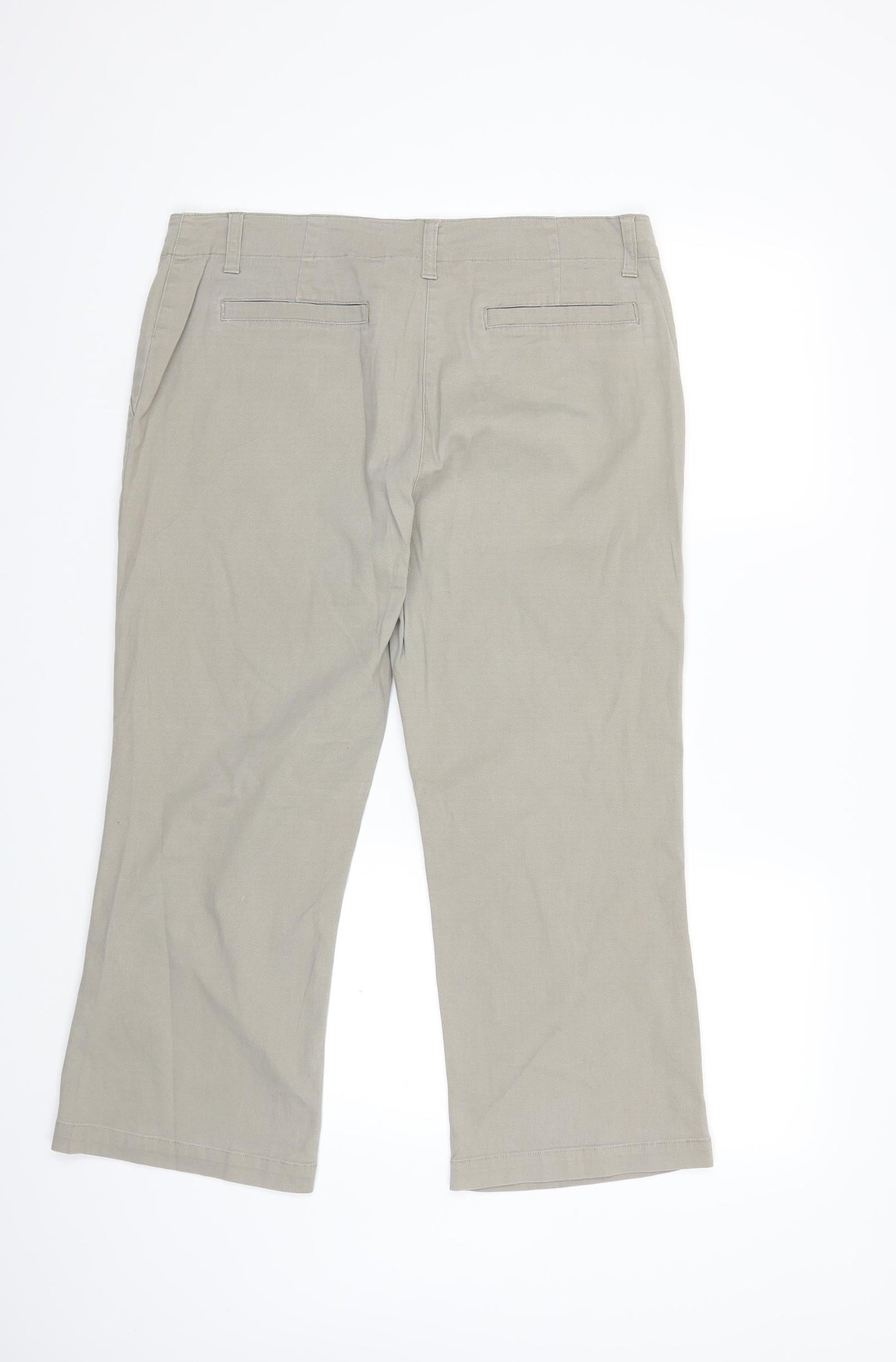Papaya Womens Grey   Trousers  Size 14 L23 in