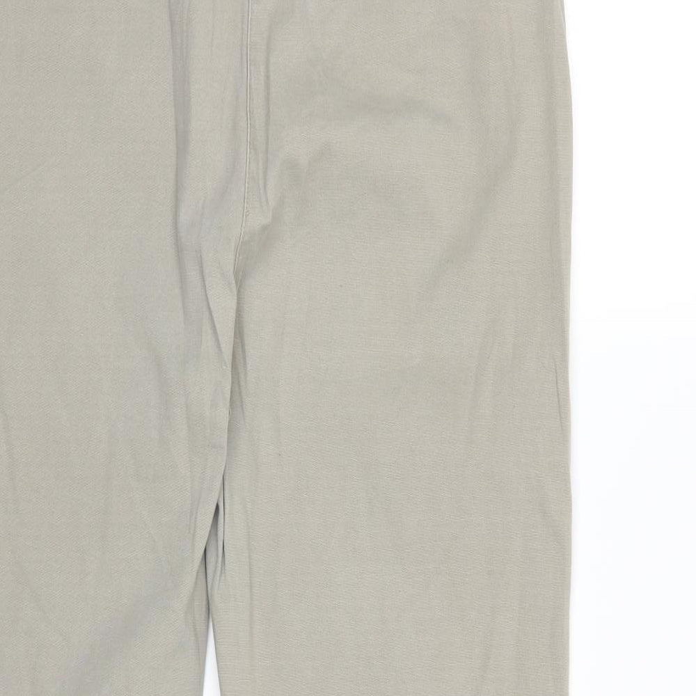 Papaya Womens Grey   Trousers  Size 14 L23 in