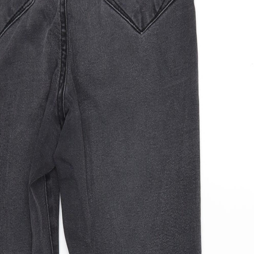 Denim & Co. Womens Grey  Denim Skinny Jeans Size 12 L26 in
