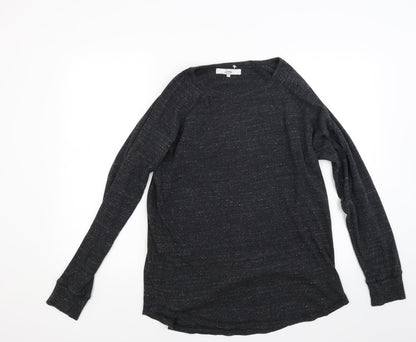 Additional front view of Loom women’s grey knit jumper, size M