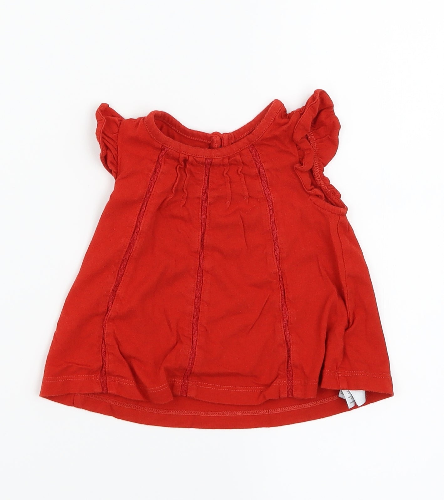 Gap Girls Red   Basic T-Shirt Size 6-9 Months
