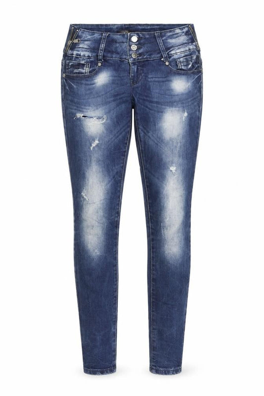 CINC Womens Blue  Denim Skinny Jeans Size 28 in L32 in