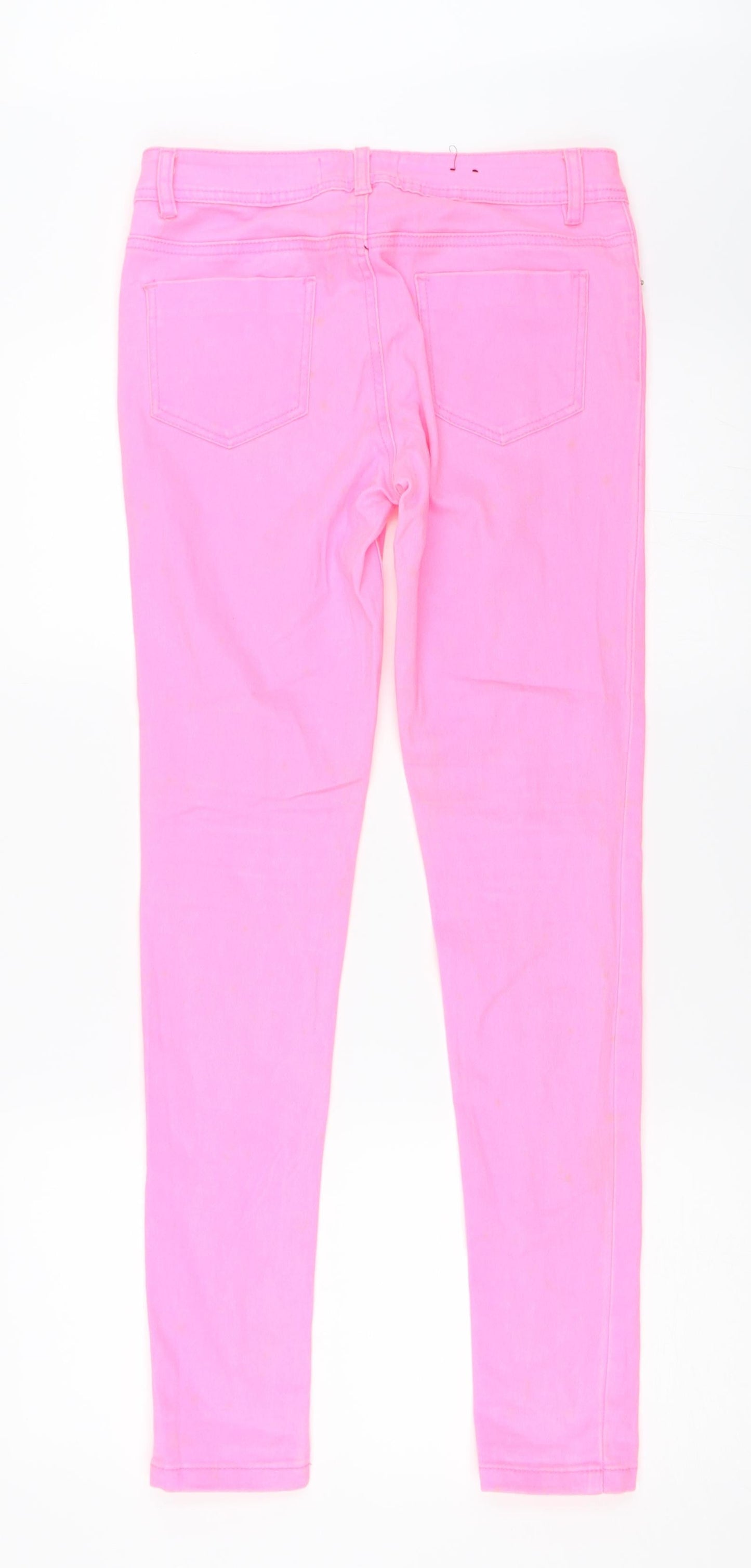 YesYes Womens Pink   Skinny Jeans Size 6 L29 in