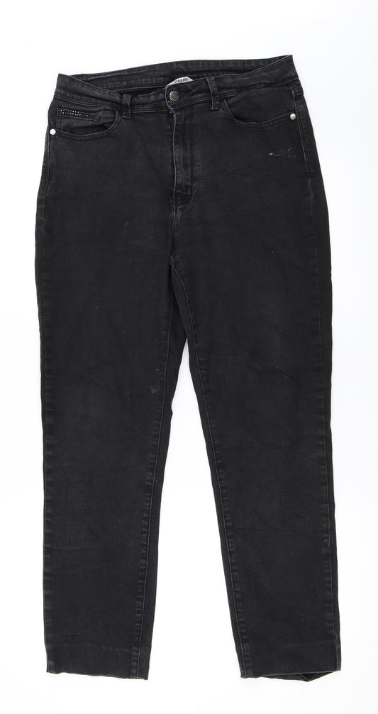 zavanna Womens Black   Straight Jeans Size 42 L27 in