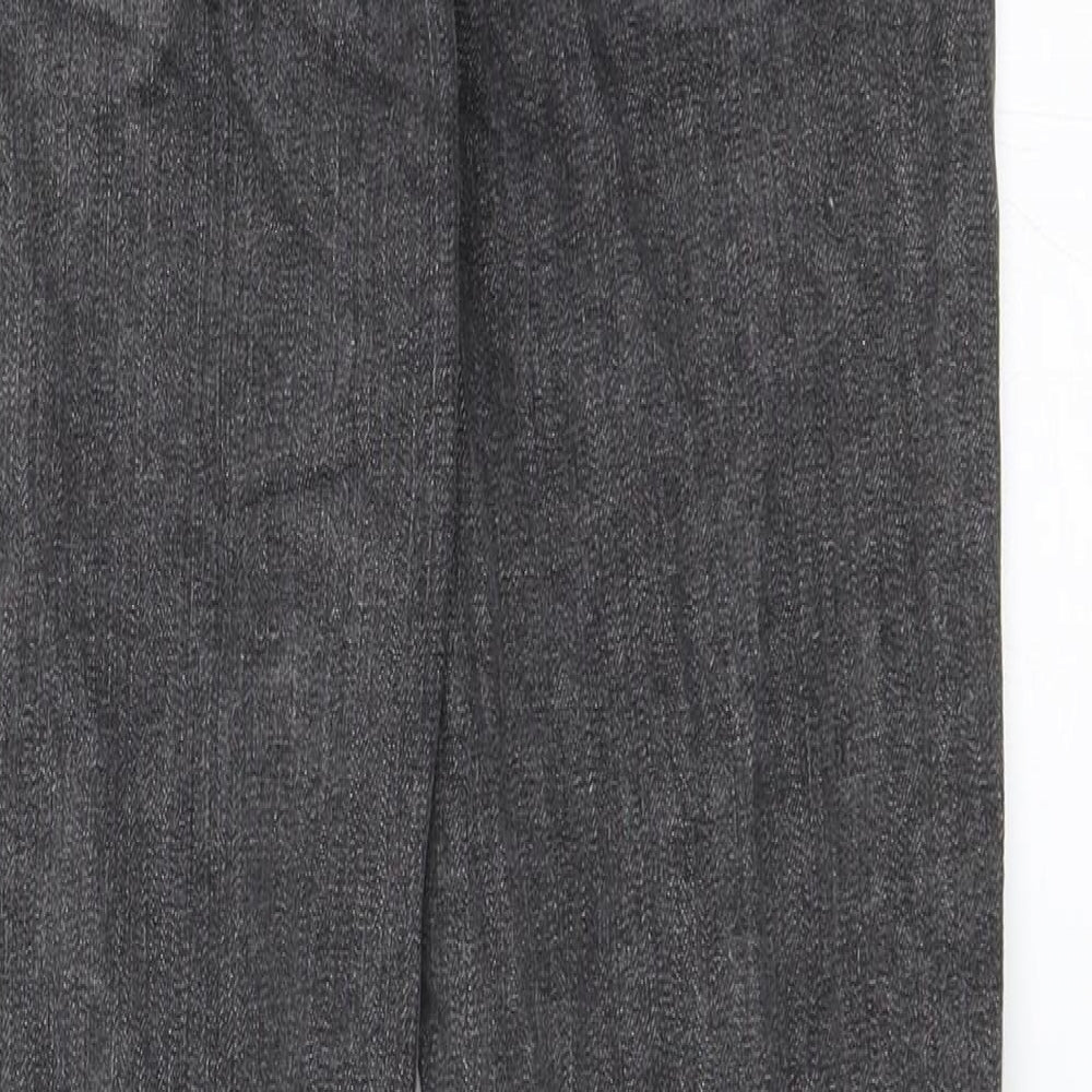 Marks and Spencer Womens Grey  Denim Straight Jeans Size 8 L24 in