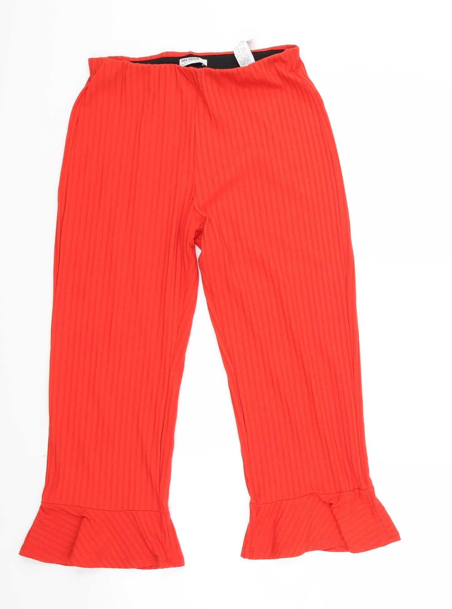 Zara Womens Red   Trousers  Size 6 L21.5 in
