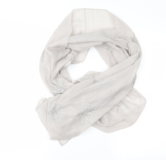 Preworn Womens Grey Geometric   Shawl/Wrap