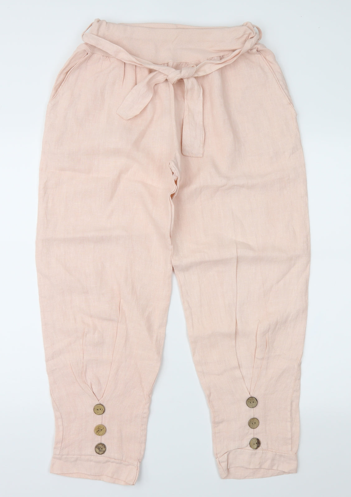 Preworn Womens Pink   Trousers  Size 32 in L28 in