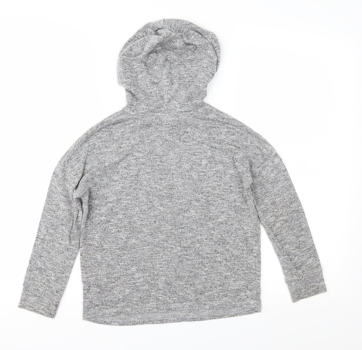 Matalan Girls Grey   Pullover Hoodie Size 8 Years