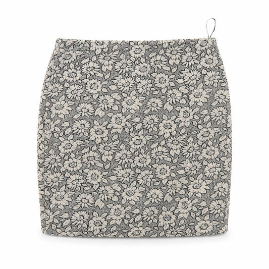 New Look Womens Brown Floral  Straight & Pencil Skirt Size 12