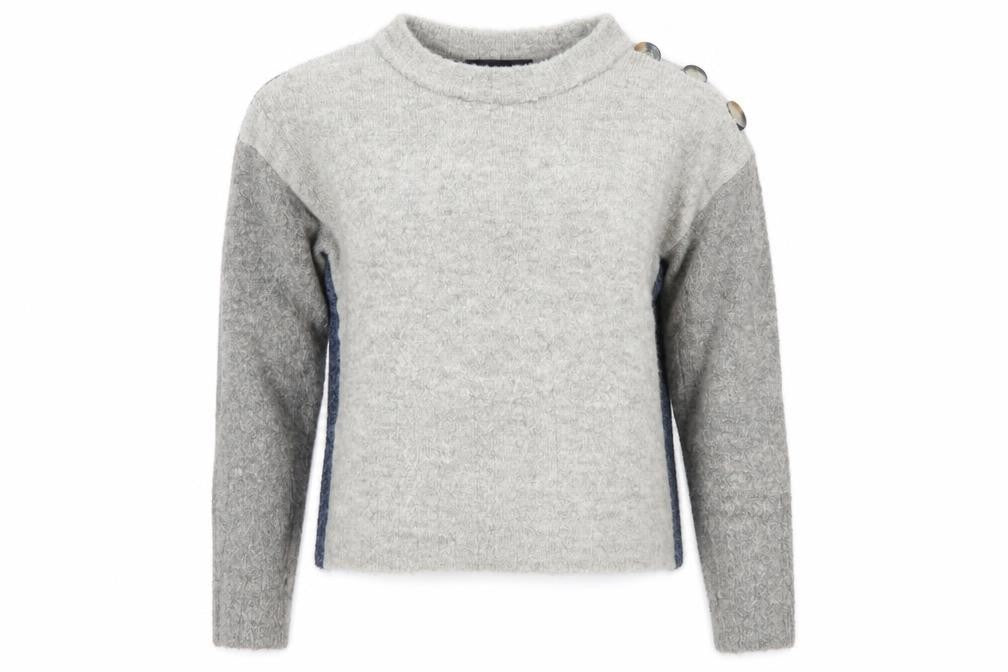 Marks & Spencer Womens Grey  Knit Pullover Jumper Size S
