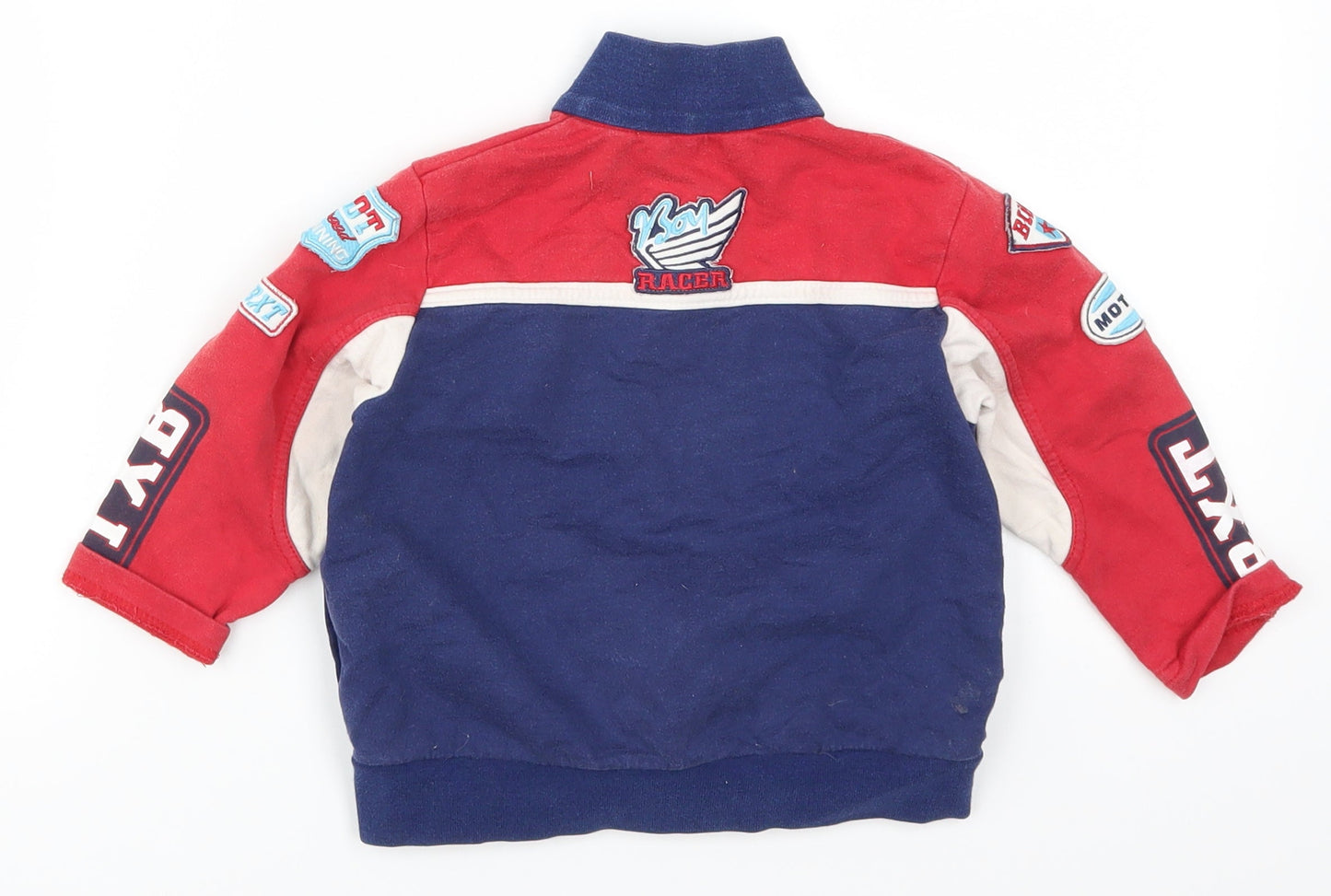 F.lli Campagnolo Boys Red   Full Zip Sweatshirt Size 2 Years  - Street Riders Blue