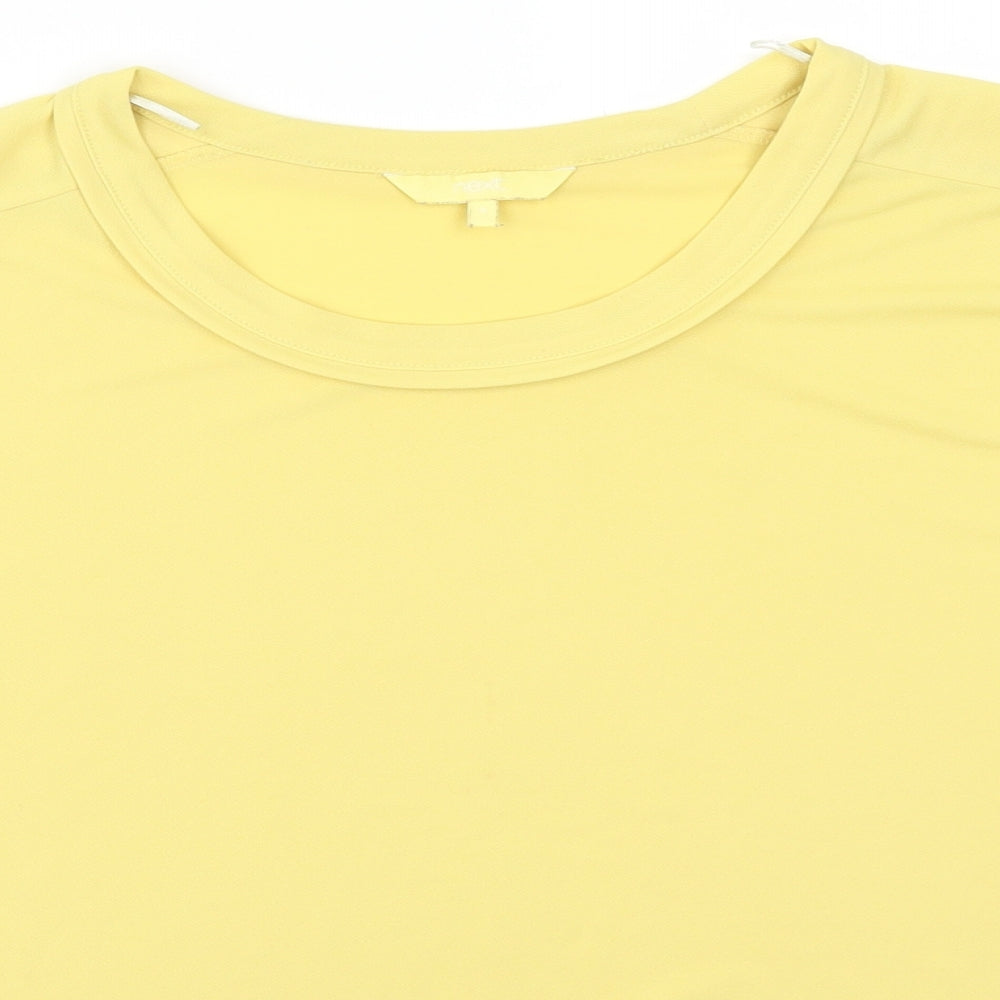 NEXT Womens Yellow   Basic T-Shirt Size 8